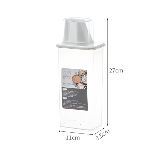 Plastic Food Container 1200 ml